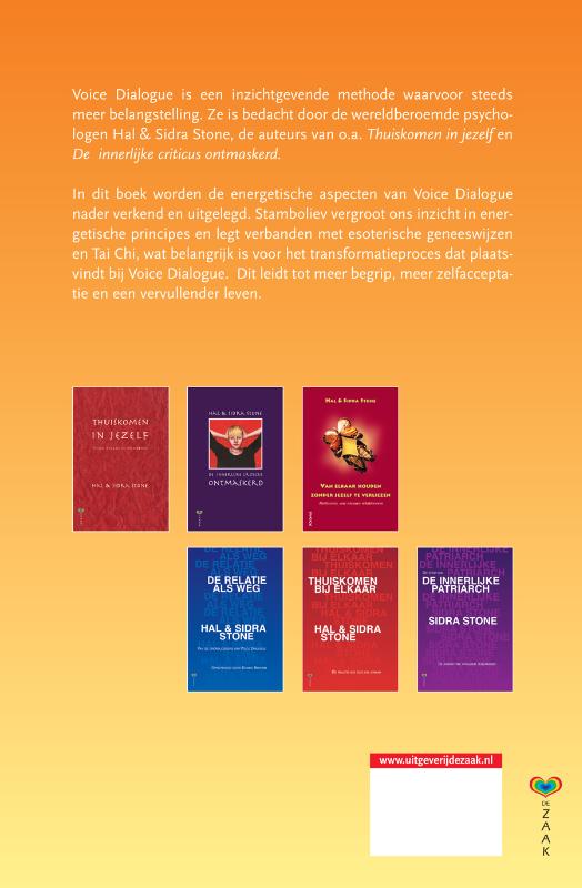 Achterkant van De energetica van voice dialogue