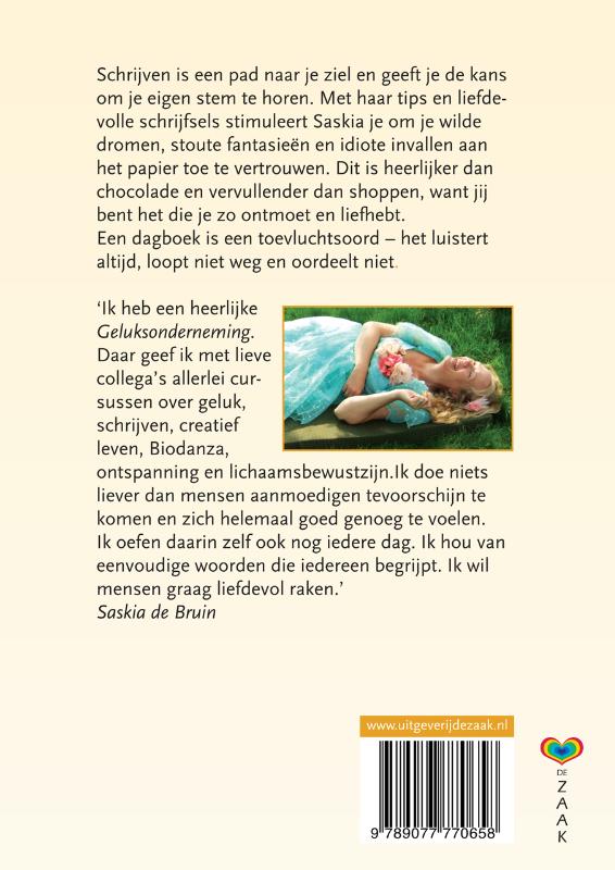 Achterkant van Schrijvend tot jezelf komen