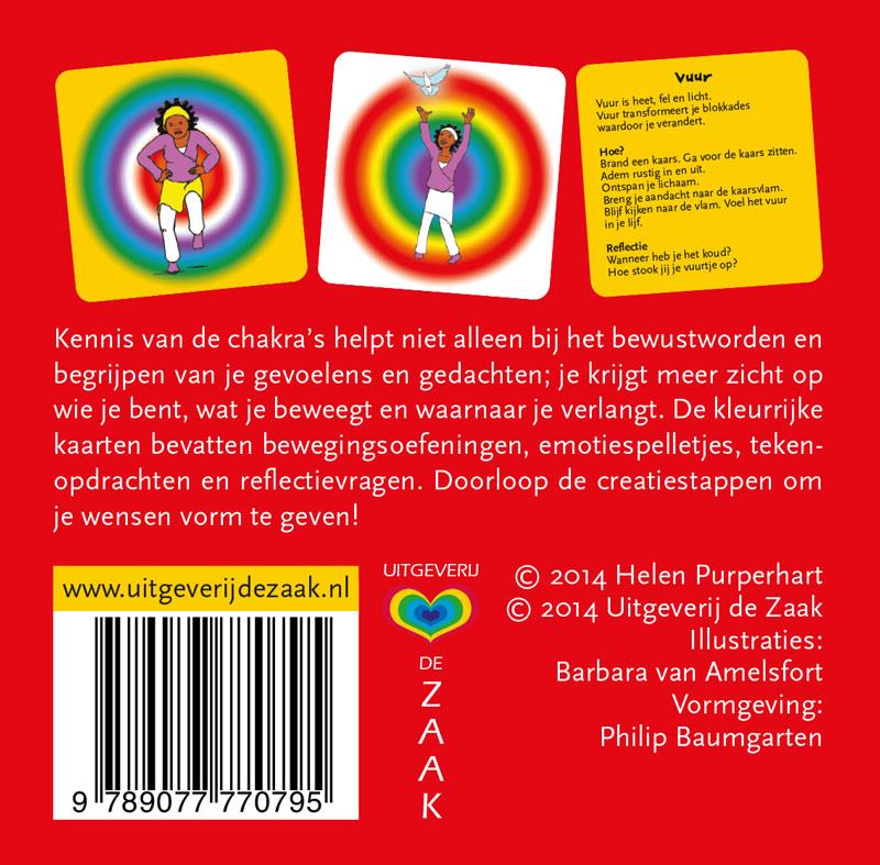 Achterkant van ChakraYoga kaarten