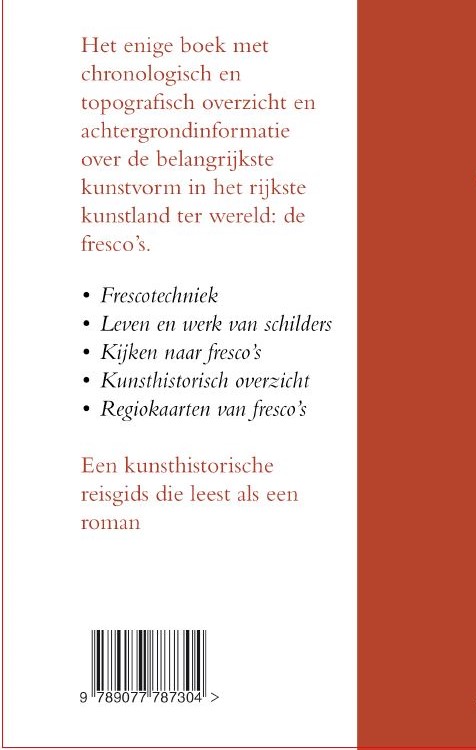 Achterkant van Italiaanse fresco's