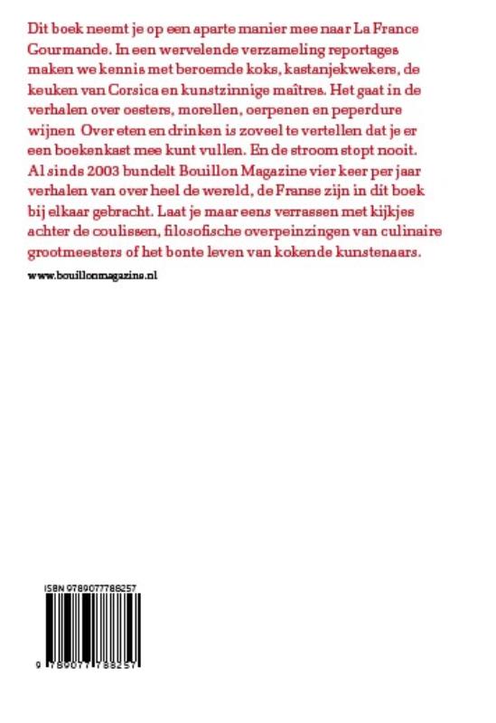 Achterkant van Bouillon! en France