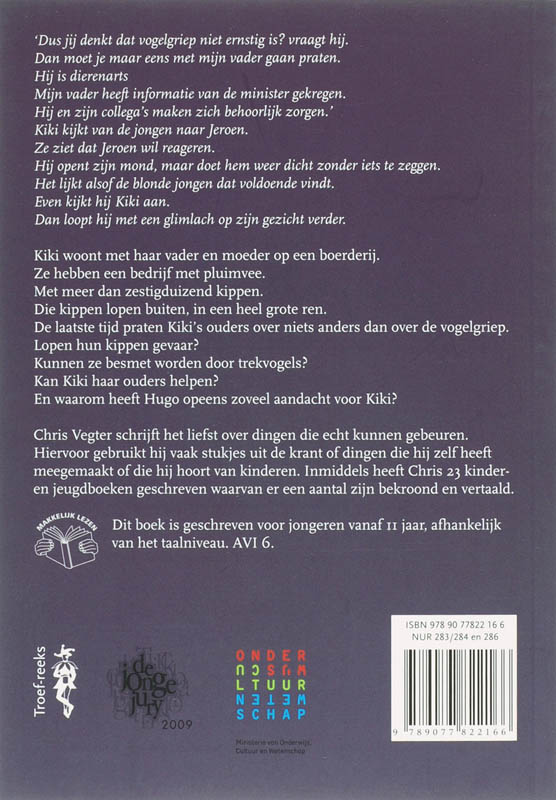 Achterkant van Vogelgriep