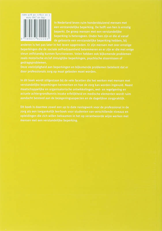 Achterkant van praktijkleerboek