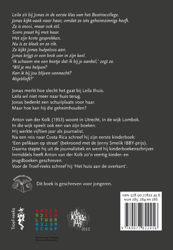 Achterkant van Waar is Leila?