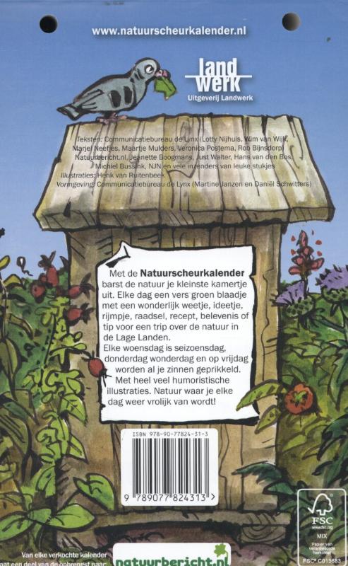 Achterkant van 2013