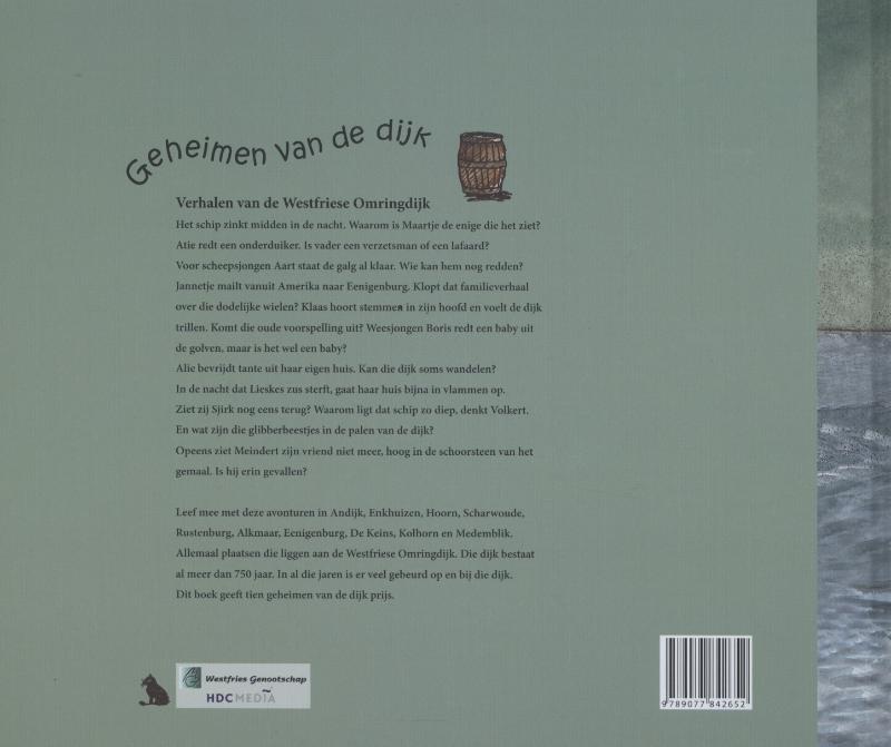 Achterkant van Geheimen van de dijk