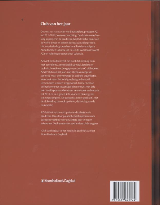 Achterkant van seizoen 2011-2012