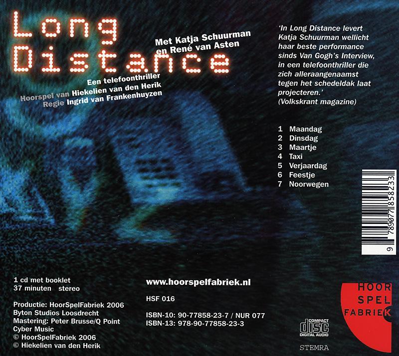 Achterkant van Long distance