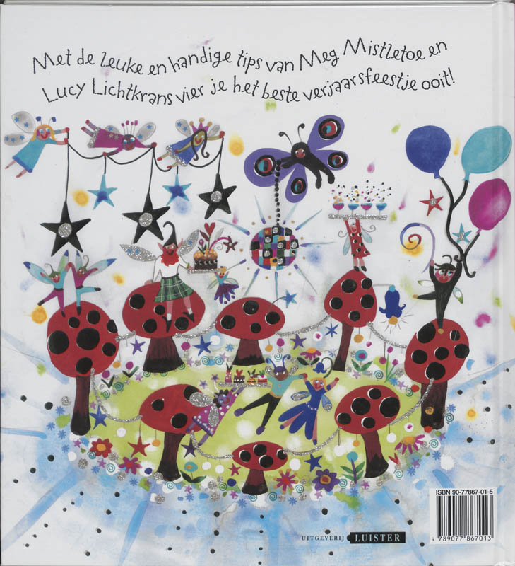 Achterkant van Het Feeenfeestjes Boek