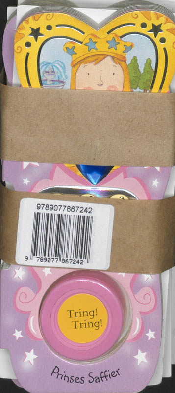 Achterkant van Prinses Saffier set van 4 ex
