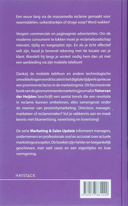 Achterkant van Proximitymarketing