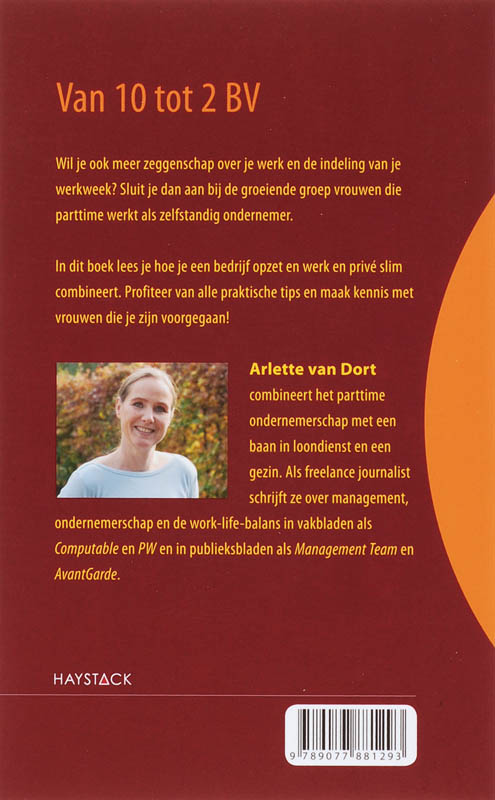 Achterkant van Van 10 tot 2 BV