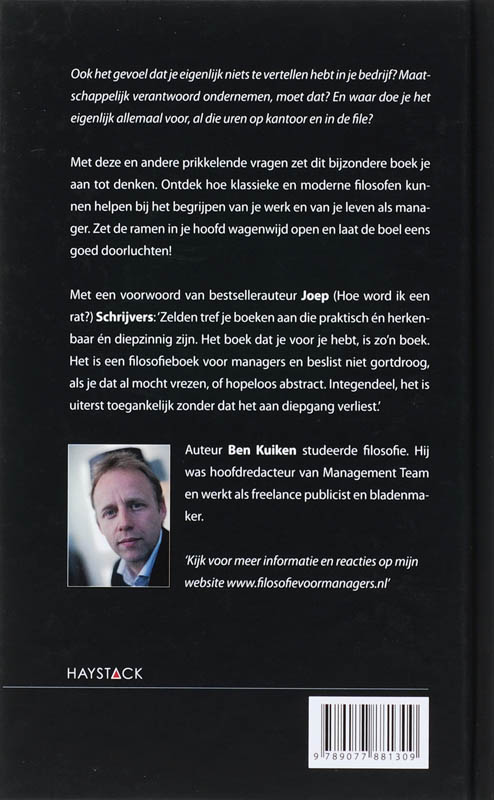 Achterkant van Wie is hier nu eigenlijk de baas?