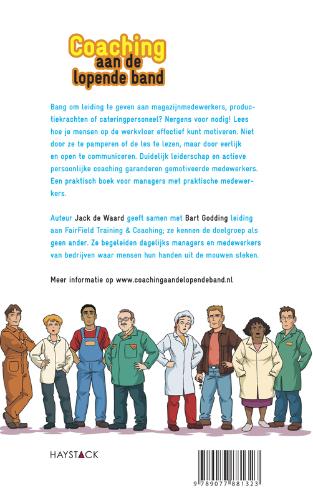 Achterkant van Coaching aan de lopende band