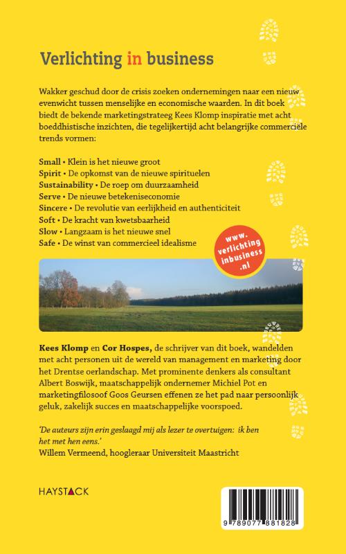 Achterkant van Verlichting in business