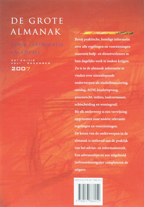 Achterkant van juli-december 2007
