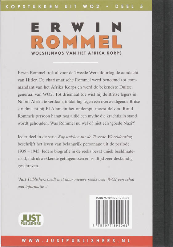 Achterkant van Erwin Rommel