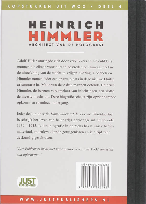 Achterkant van Heinrich Himmler