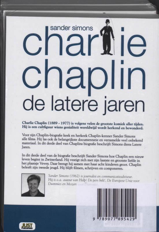 Achterkant van Charlie Chaplin compleet