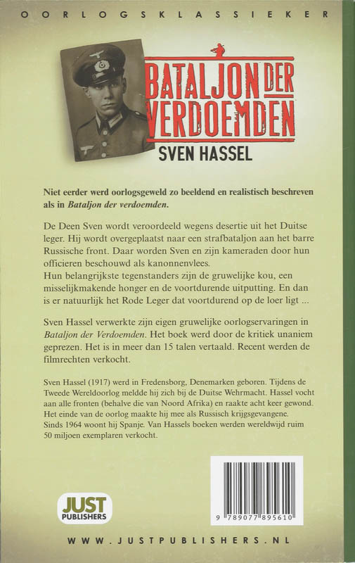 Achterkant van Bataljon der verdoemden