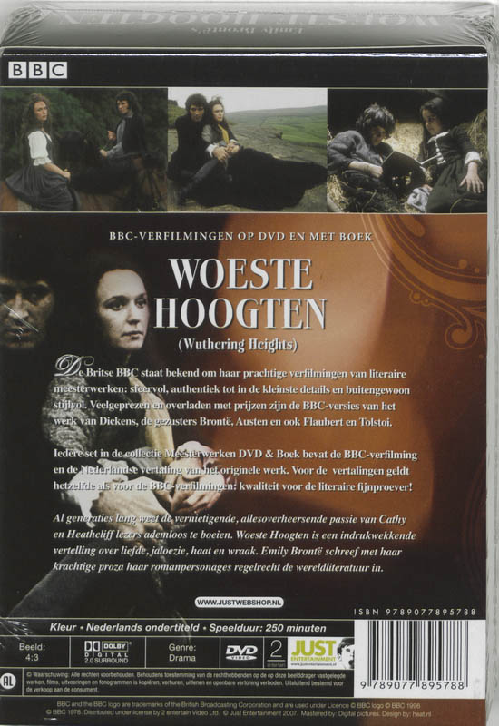 Achterkant van Woeste hoogten