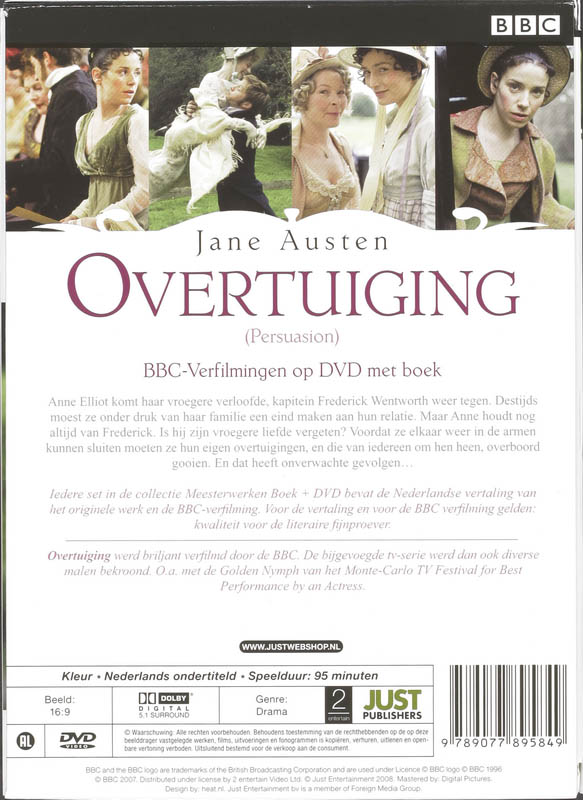 Achterkant van Persuasion / overtuiging