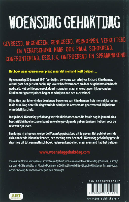 Achterkant van Woensdag gehaktdag