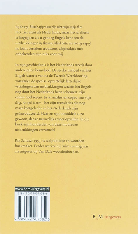 Achterkant van Brekend Nieuws