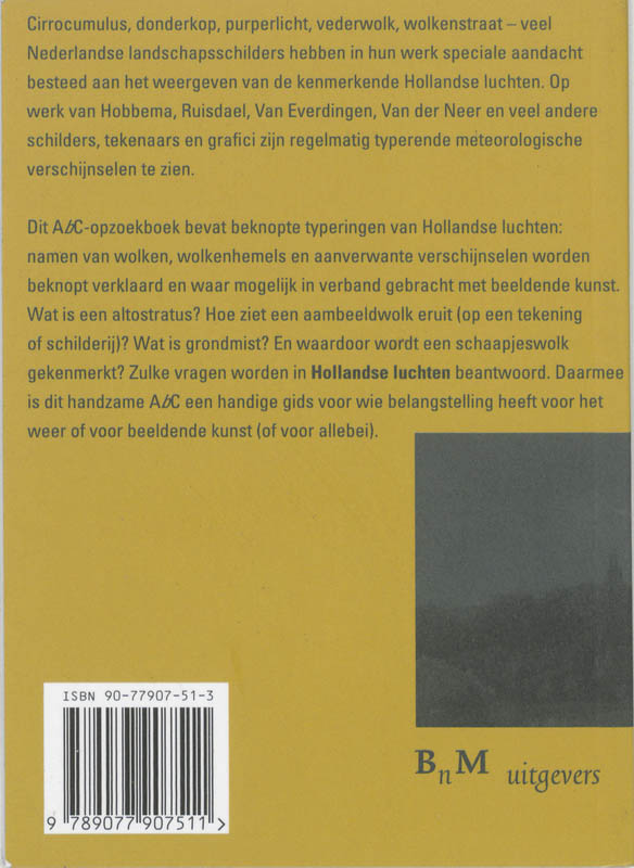 Achterkant van Hollandse luchten