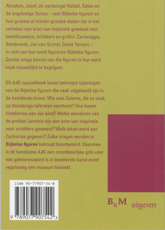 Achterkant van Bijbelse figuren