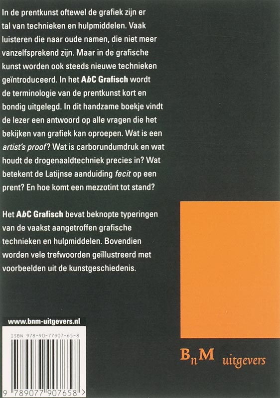 Achterkant van Grafisch ABC