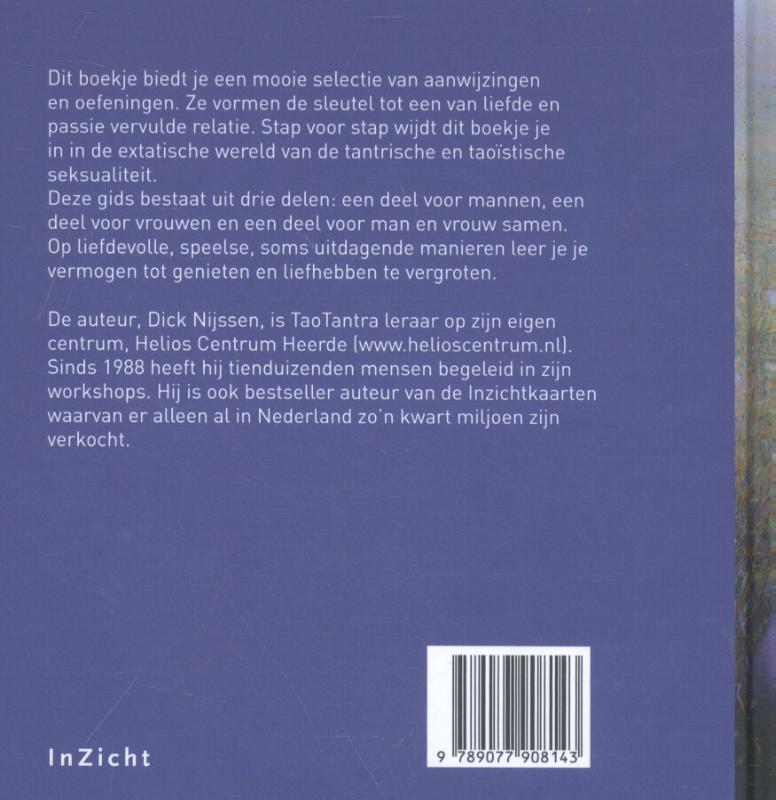 Achterkant van Tao tantrische liefdesgids