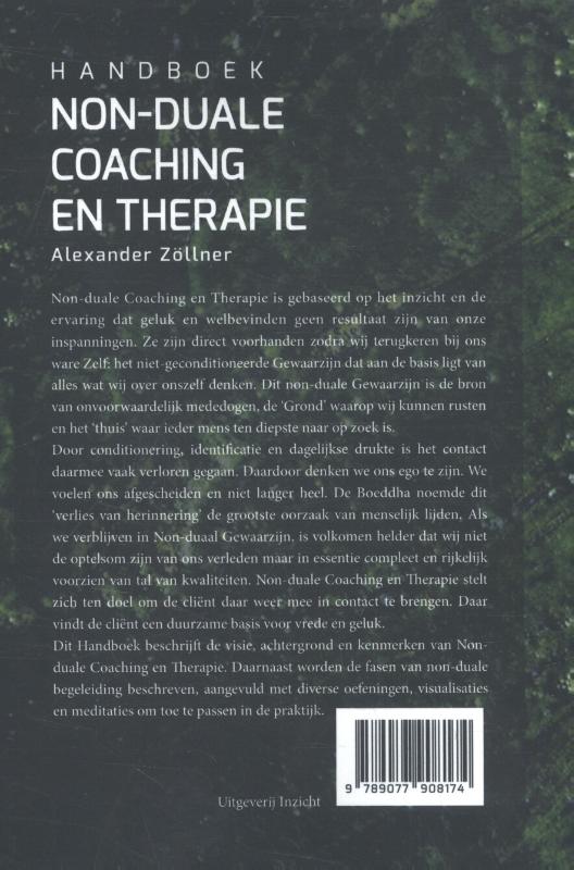Achterkant van Handboek