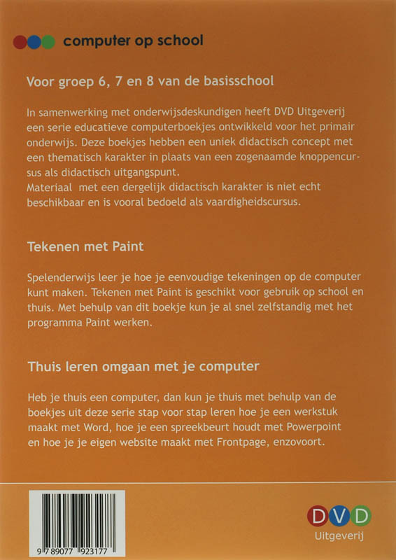 Achterkant van Tekenen met Paint