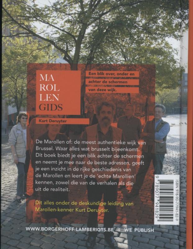 Achterkant van Marollen gids