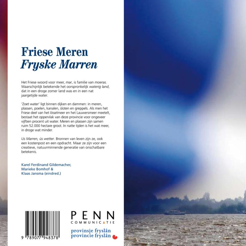 Achterkant van Friese Meren Fryske Marren