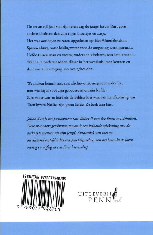 Achterkant van Josuw Rust