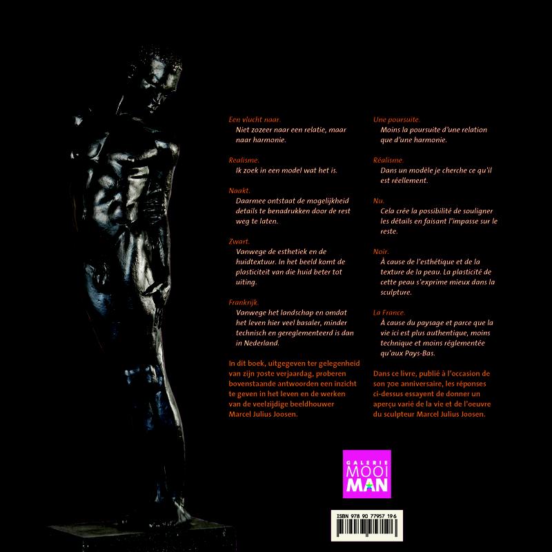 Achterkant van Marcel Julius Joosen, beelden sculptures
