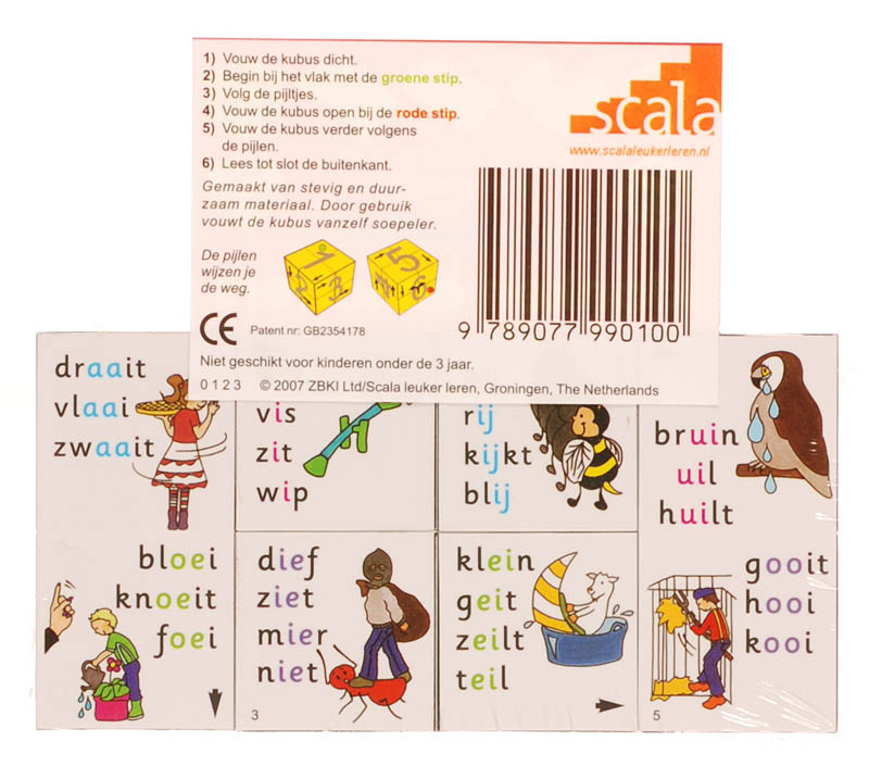 Achterkant van Klanken en letters
