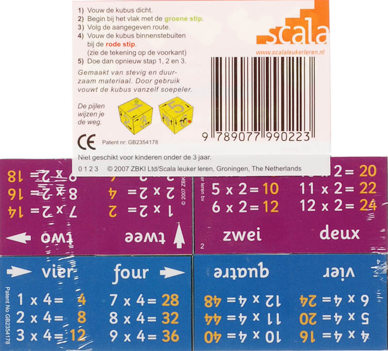 Achterkant van Rekenen