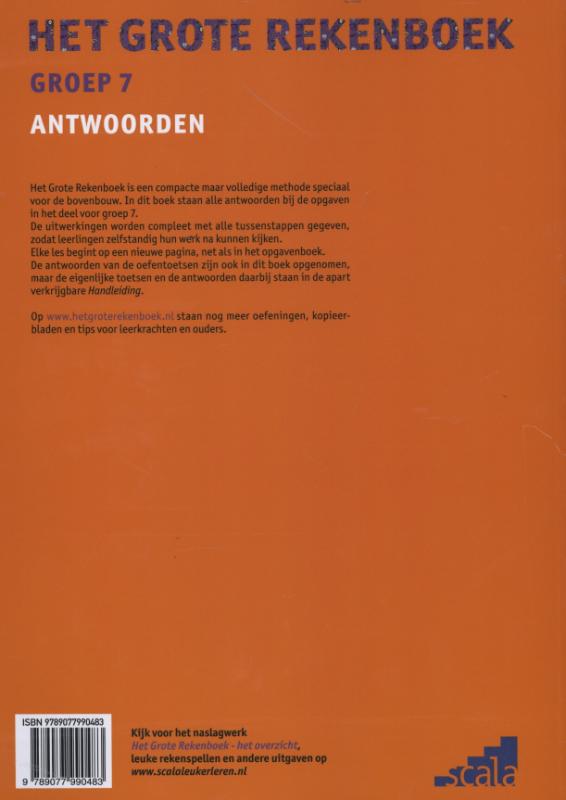 Achterkant van Antwoorden
