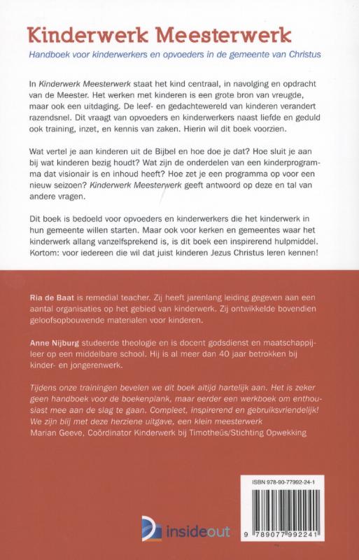 Achterkant van Kinderwerk Meesterwerk