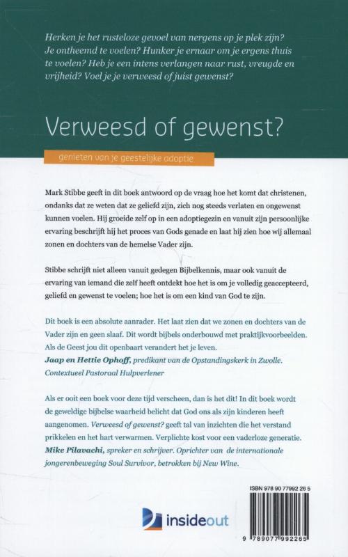 Achterkant van Verweesd of gewenst?