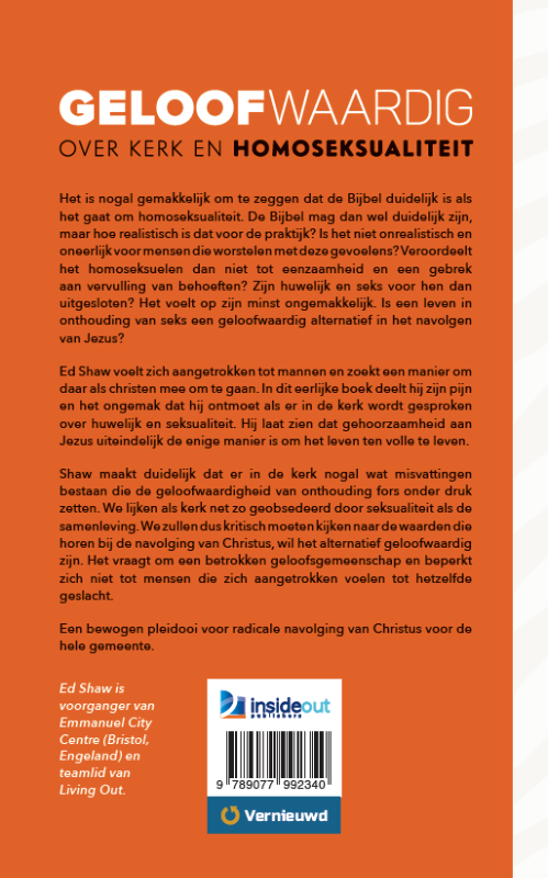Achterkant van Geloofwaardig