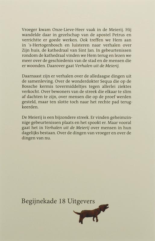 Achterkant van Verhalen uit de Meierij