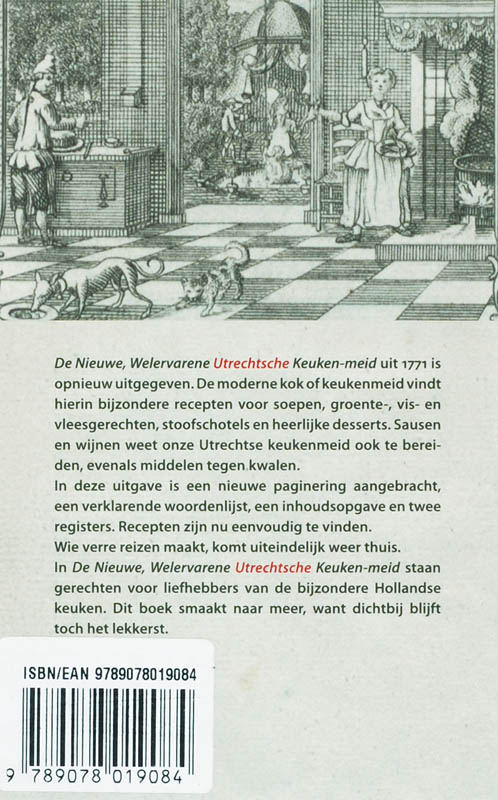 Achterkant van De Nieuwe, Welervarene Utrechtsche Keuken-meidmeid