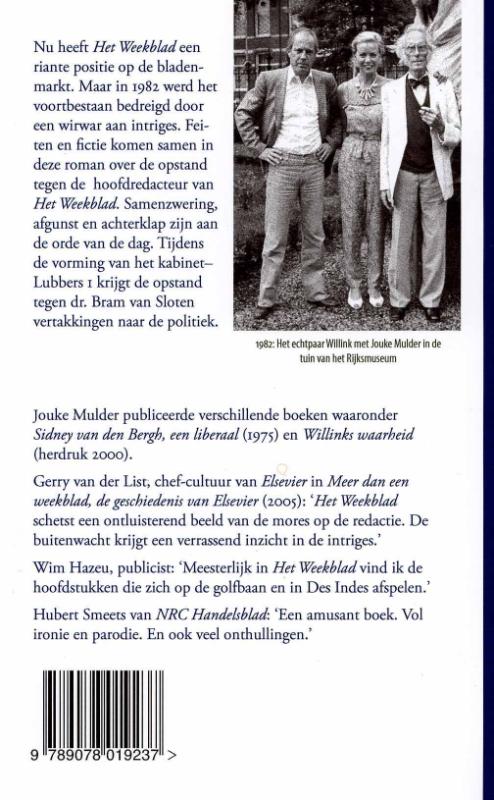 Achterkant van Het Weekblad
