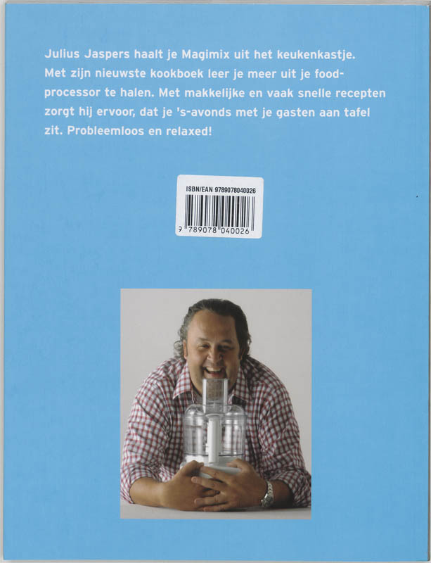 Achterkant van Smart Cooking met de magimix