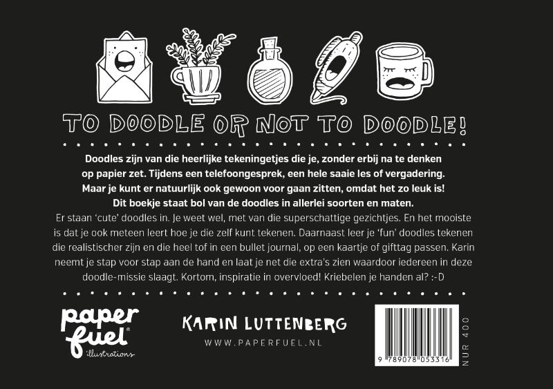 Achterkant van Dare to doodle XXL