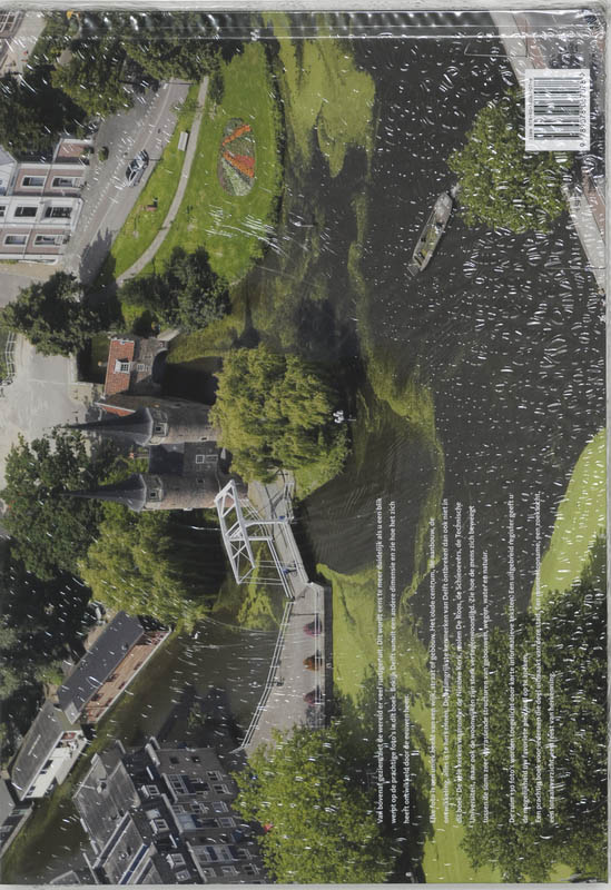 Achterkant van Delft vanuit de lucht